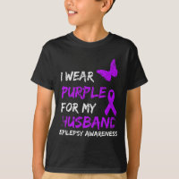 Epilepsia Eu Uso Lilás Pelo Meu Marido Fita