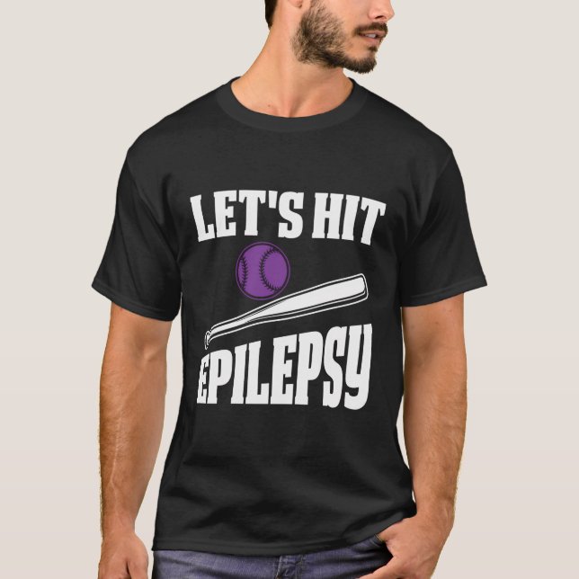 Camiseta Epilepsia O Vamos de Consciência Atinge a Epilepsi (Frente)