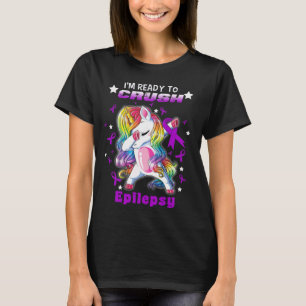Camiseta epilepsia por esmagamento guerreiro unicórnio