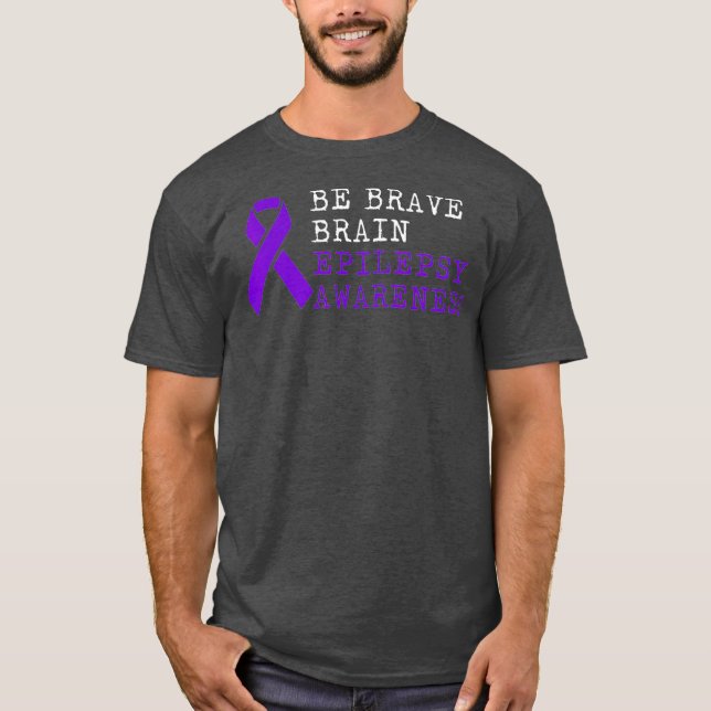 Camiseta Epilepsia Sensibilização Divertida Guerreiro Epilé (Frente)