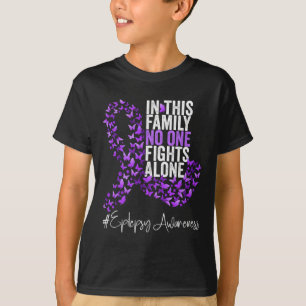 Camiseta Epilepsia Sensibilização Mês Fita Roxa