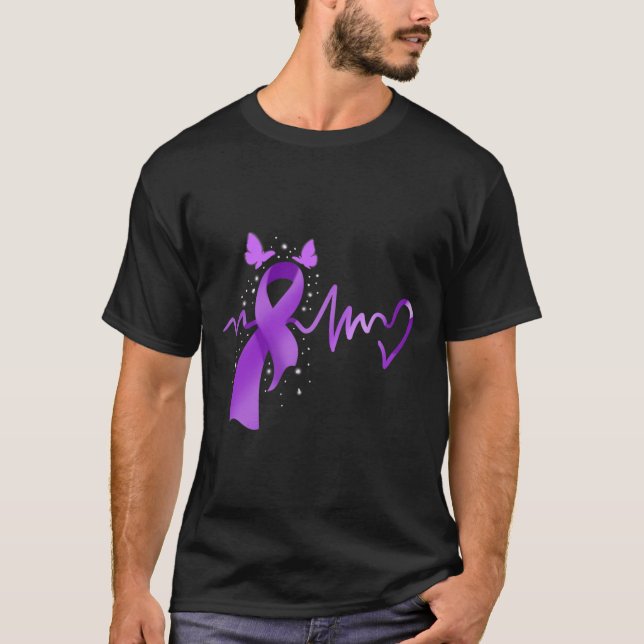 Camiseta Epilepsia Sensibilização Pulsação (Frente)