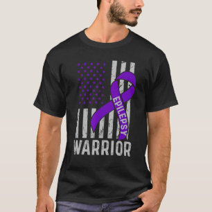 Camiseta Epilepsia Sensibilização Sobrevivência do Guerreir