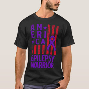 Camiseta Epilepsia Sensibilização Sobrevivência do Guerreir