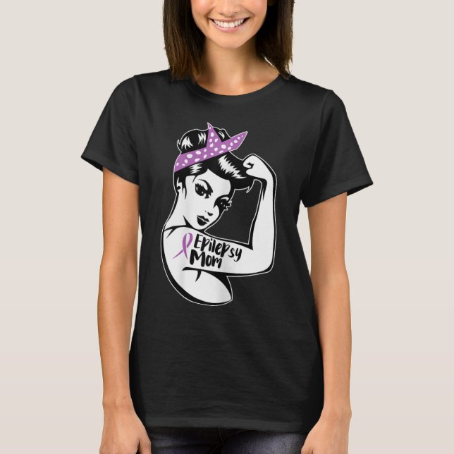 Camiseta Epilepsy Support - Epileptic Awareness Epilepsy Mo (Frente)