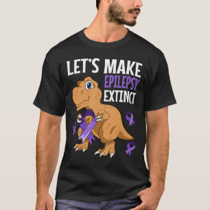 Camiseta Epilepsy Warrior Extinct Dinosaur Epileptic Seizur