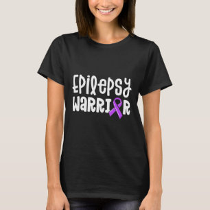 Camiseta Epilepsy Warrior Kids Purple Ribbon Awarness