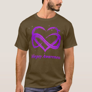 Camiseta Epilepsy Warrior Purple Epilepsy Sensibilização