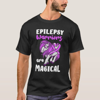 Camiseta Epilepsy Warrior Unicorn Advocate Epiléptico