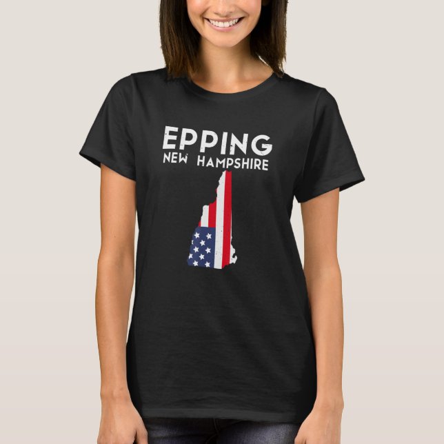Camiseta Eping New Hampshire EUA State America Viagem (Frente)