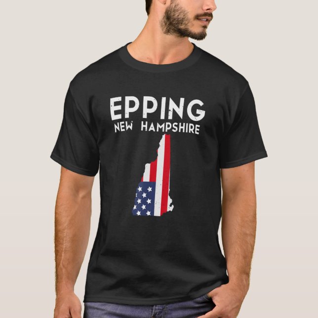 Camiseta Eping New Hampshire EUA State America Viagem (Frente)