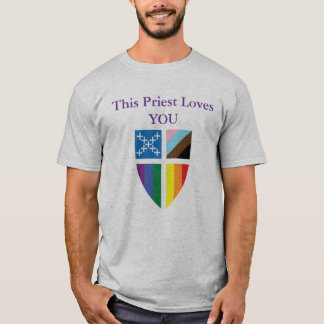 Camiseta Episcopal Este Padre Ama Você