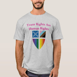 Camiseta Episcopal Trans Rights Are Human Rights 