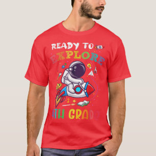 Camiseta Eplore Quarto Ano De Volta Ao Espaço Do Astronauta