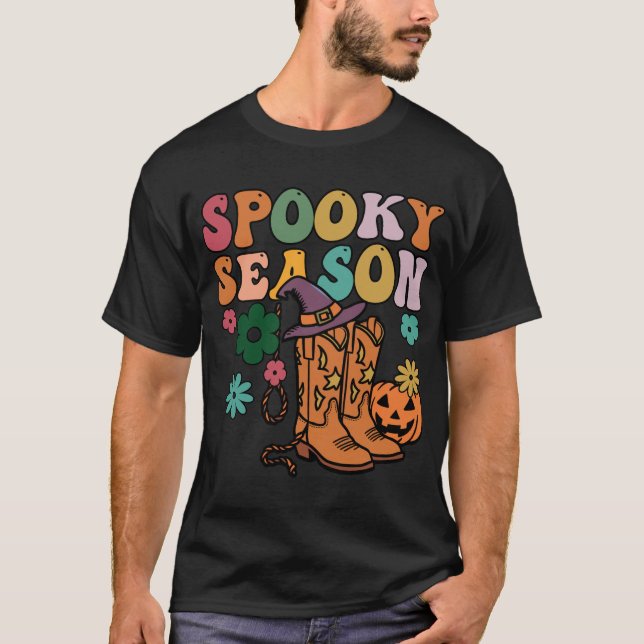 Camiseta época assustadora do halloween (Frente)