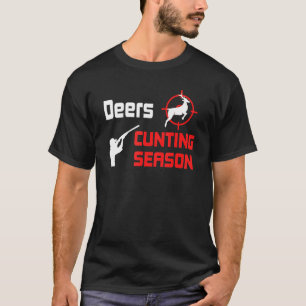Camiseta Época de Contagem de Caça de Deers