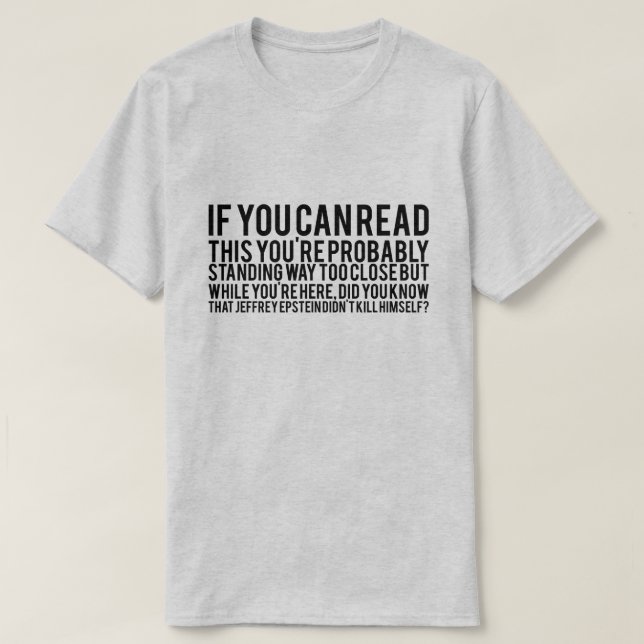 Camiseta Epstein não se Matar em T-Shirt Preto (Frente do Design)