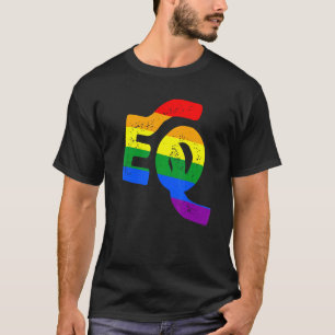 Camiseta EQ - Igualdade Conscientização Orgulho LGBT Lésbic