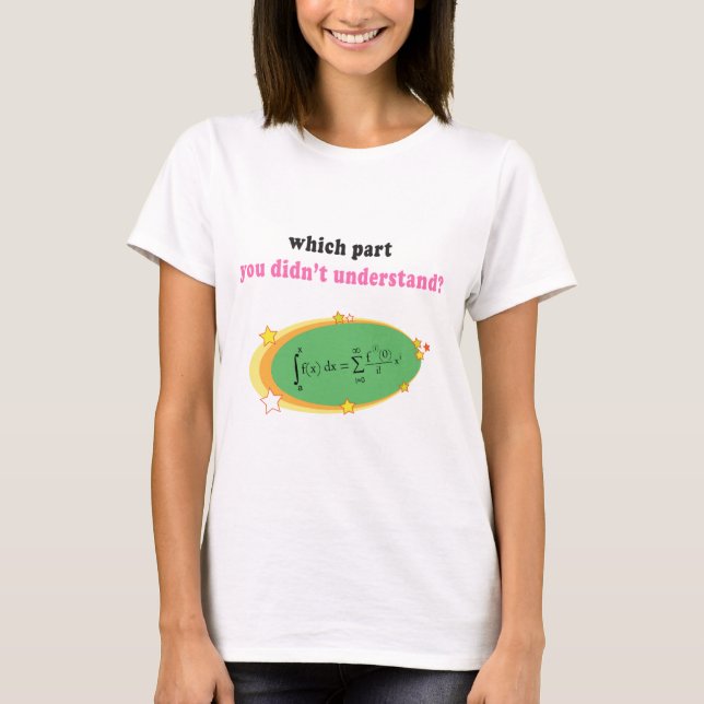 Camiseta Equação complexa da matemática (Frente)