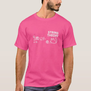 Camiseta Equação de Cordas na Teoria de Gato Física Física