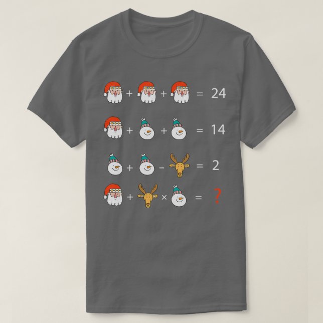 Camiseta Equação de Professores de Matemática 3 (Frente do Design)