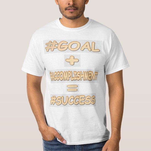 Camiseta "EQUAÇÃO DE SUCESSO" Design. Comprar Agora (Frente)