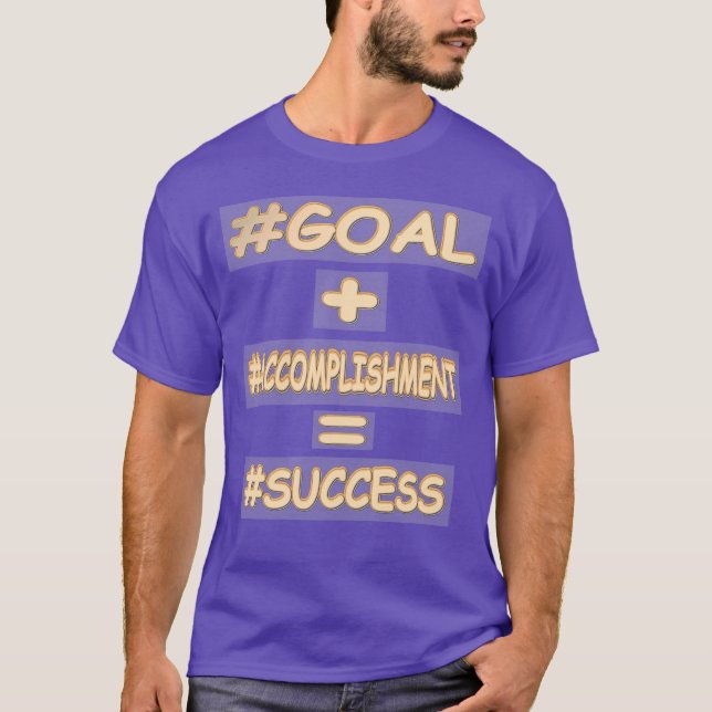 Camiseta "EQUAÇÃO DE SUCESSO" Design. Comprar Agora (Frente)