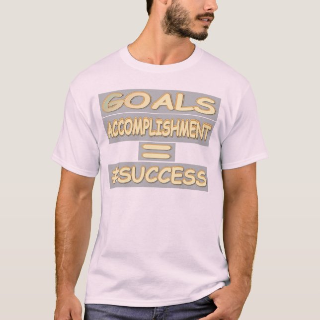 Camiseta "EQUAÇÃO DE SUCESSO" Design. Comprar Agora (Frente)