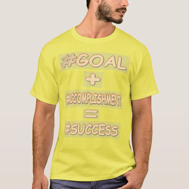 Camiseta "EQUAÇÃO DE SUCESSO" Design. Comprar Agora (Frente)