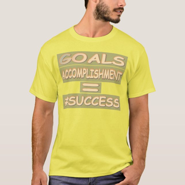 Camiseta "EQUAÇÃO DE SUCESSO" Design. Comprar Agora (Frente)