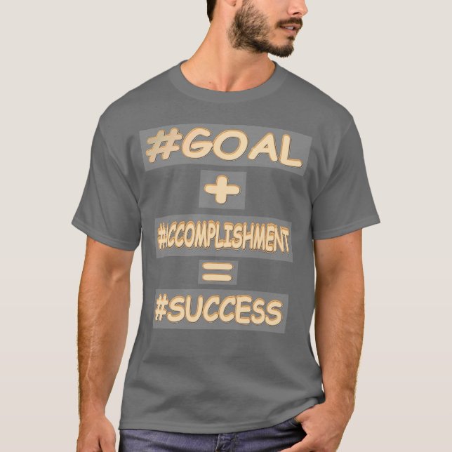 Camiseta "EQUAÇÃO DE SUCESSO" Design. Comprar Agora (Frente)