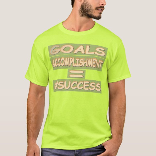 Camiseta "EQUAÇÃO DE SUCESSO" Design. Comprar Agora (Frente)