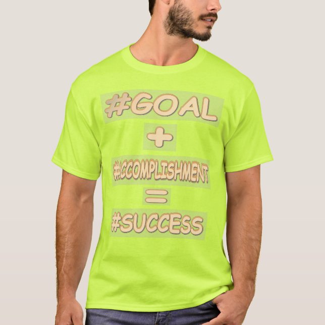 Camiseta "EQUAÇÃO DE SUCESSO" Design. Comprar Agora (Frente)