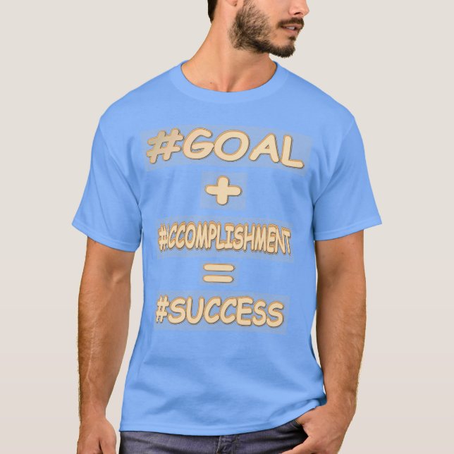 Camiseta "EQUAÇÃO DO SUCESSO" Design Fofo. Compre Agora (Frente)