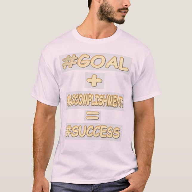 Camiseta "EQUAÇÃO DO SUCESSO" Design Fofo. Compre Agora (Frente)