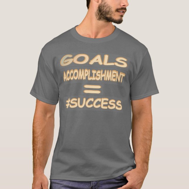 Camiseta "EQUAÇÃO DO SUCESSO" Design Fofo. Compre Agora (Frente)