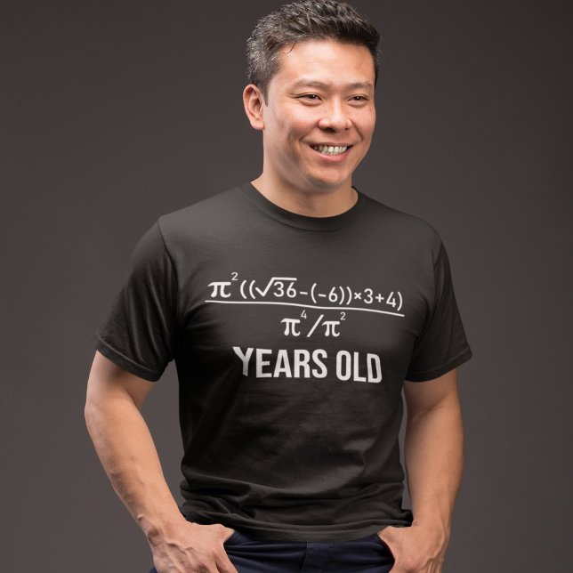 Camiseta Equação dos 40 anos Matemática engraçada para aniv (Criador carregado)