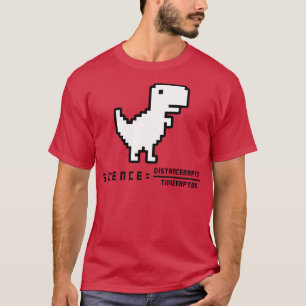 Camiseta Equação Engraçada Velociraptor 4