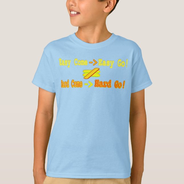 Camiseta Equação "Fácil" com Design de Expressão Fácil. Com (Frente)