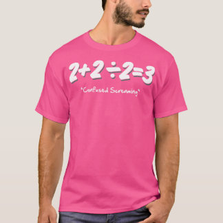 Camiseta Equação matemática básica engraçada