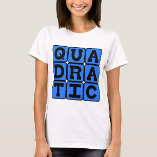 Camiseta Equação Quadrática, Matemática