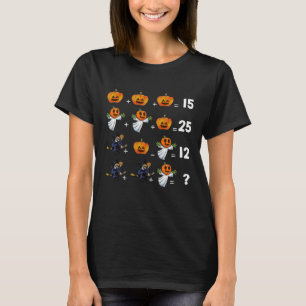 Camiseta Equações de Matemática das Halloween para Profe