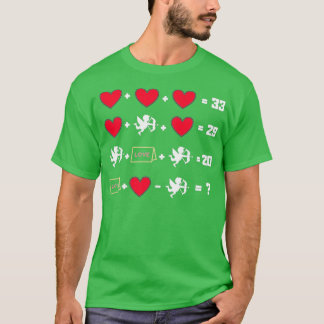 Camiseta Equações de Matemática do namorados para Professor