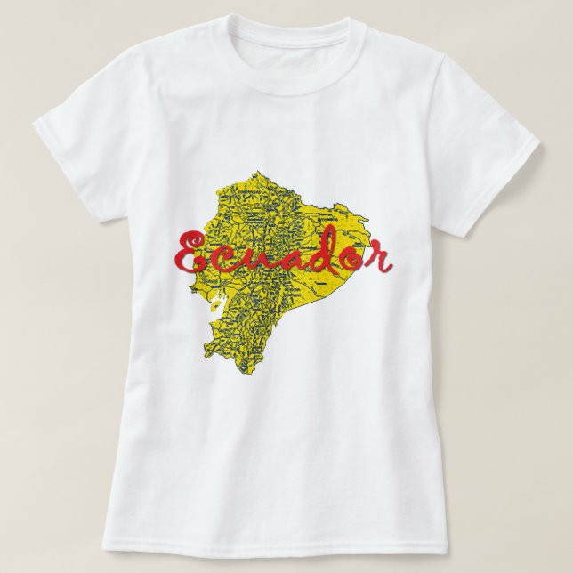 Camiseta Equador (Frente do Design)