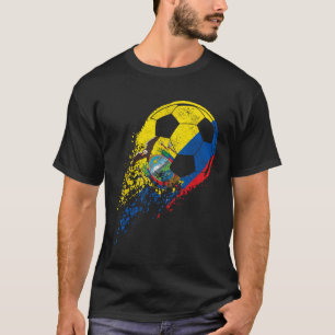 Camiseta Equador Bandeira Equatoriana Jogador de Futebol
