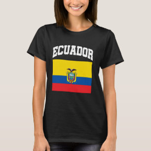 Camiseta Equador Bandeira Orgulha Ecu do Patrimônio Equator