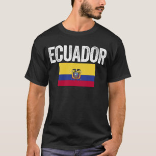 Camiseta Equador Bandeira Orgulha Patriótico Equatoriano