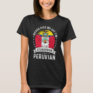 Camiseta Equador Bandeira Peru cultiva orgulho cidadão humo