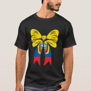 Camiseta Equador Coquette Laço Fofo Delicado Fita Equatoria