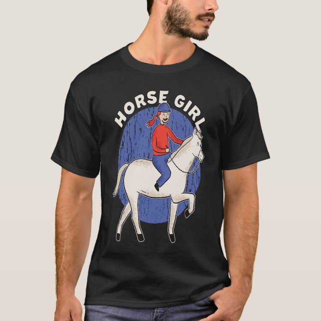 Camiseta Equador Fanático de Cavalo Equestre (Frente)